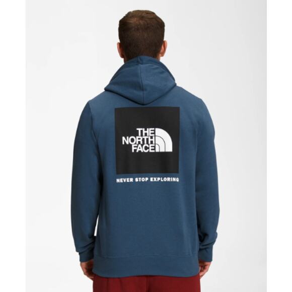 The North Face Box NSE Pullover Hoodie Sweatshirt in Shady Blue Gorpcore M - Picture 1 of 7